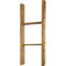 Ekena Millwork 15"W x 36"H x 3 1/2"D Vintage Farmhouse 2 Rung Ladder, Barnwood Decor Collection, Weathered Brown DECR015X036X04LDRBR - alternate 4